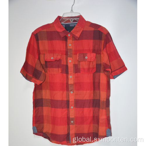 Linen Casual Shirts Wholesale Men Beach Wear Linen Hawaiian Shirts Supplier